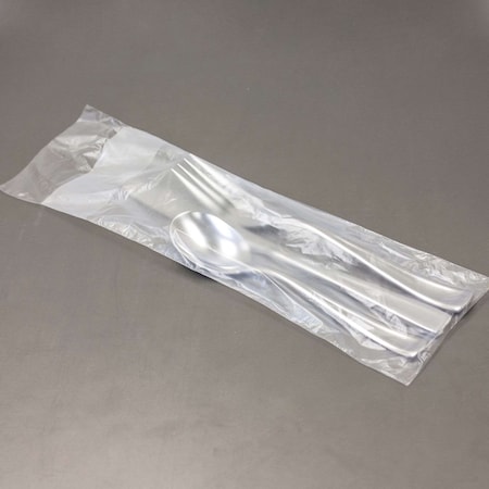 Tuffgards High Density 3.5"x10.75" Flat Pack Silverware Bag, PK2000 304985171